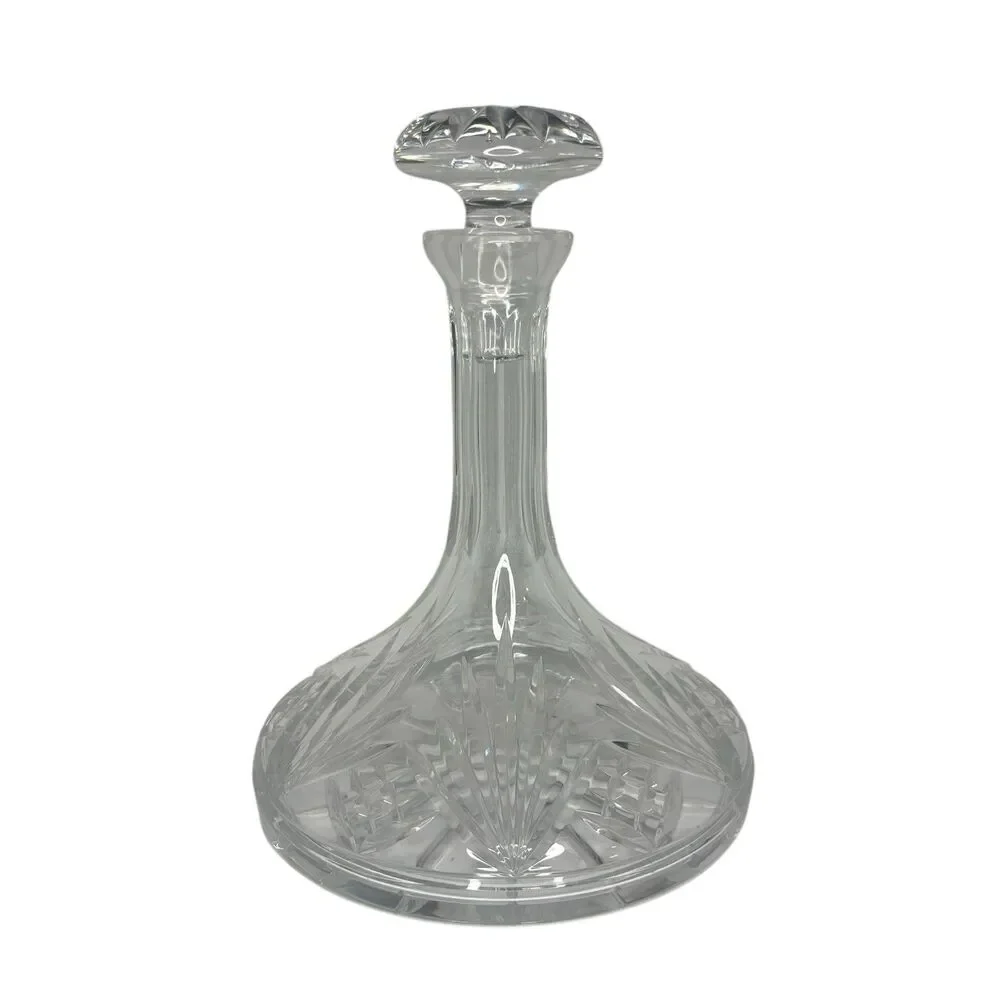 Crystal Decanter | Ships Carafe | Mushroom Stopper |